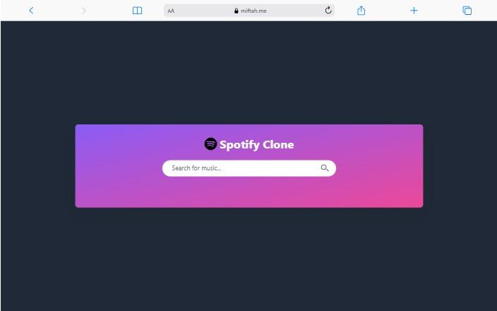 Spotify Clone